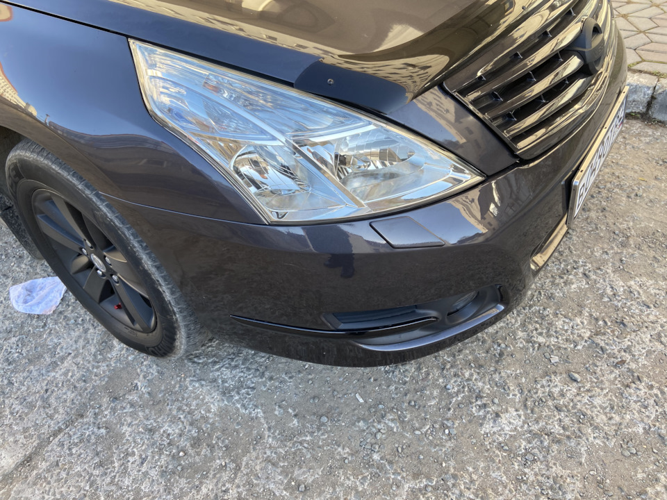 Реставрация хромированных накладок на бамперах. — Nissan Teana (J32), 2 ...