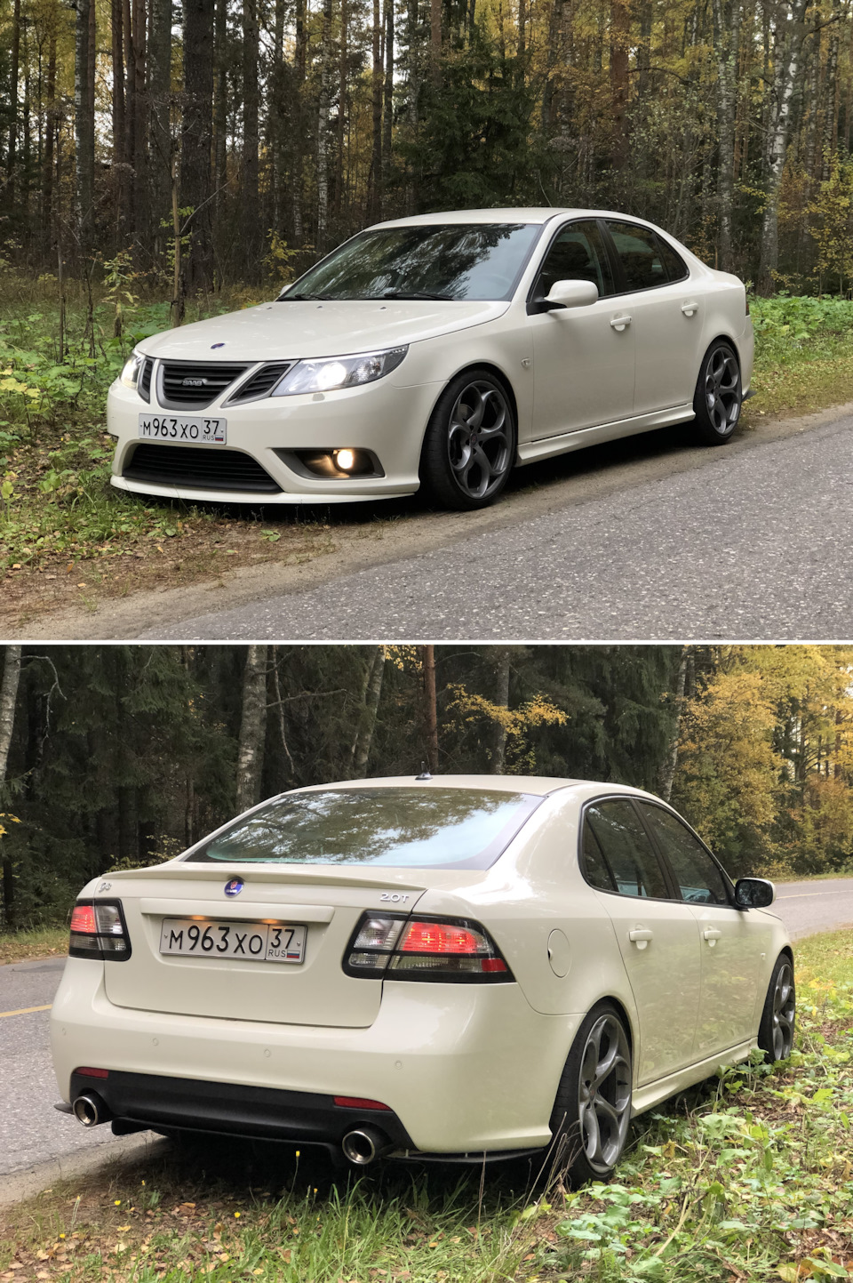 Прогулки по родной области. — Saab 9-3 (2G)