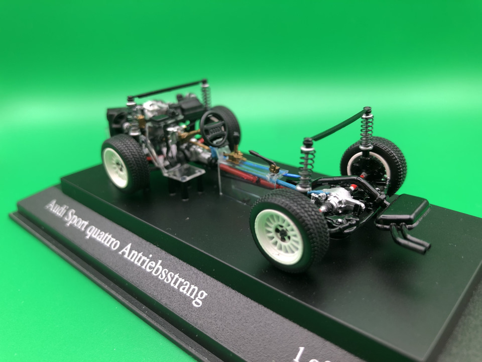 ミニカー 1/43 Audi Sport quatro Drive Train / PMA Масштабная модель AUDI SPORT QUATTRO S1 1987 DRIVE TRAIN