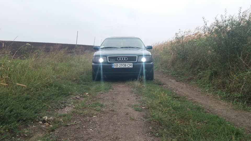 Билинзы в фары — Audi 100 (C4), 2,8 л, 1992 года | своими руками | DRIVE2