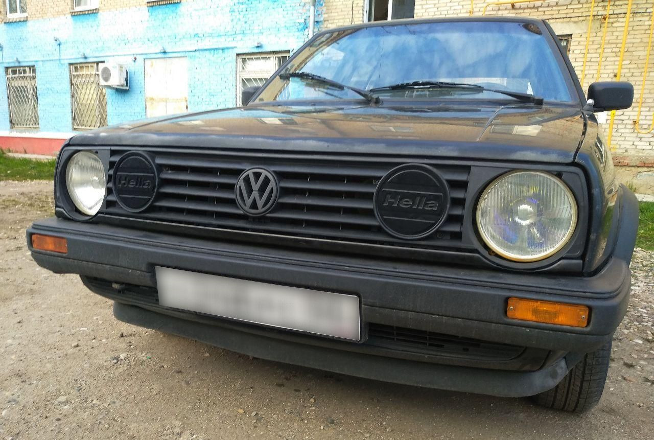 Заглушки на фары — Volkswagen Golf Mk2, 1,6 л, 1988 года | аксессуары ...