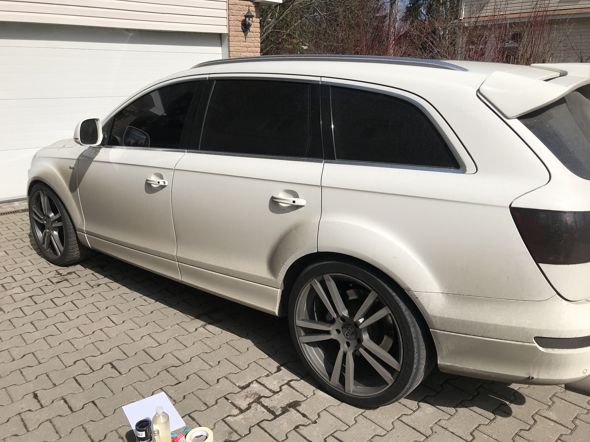 Колхоз дело добровольное — Audi Q7 (1G), 4,2 л, 2008 года | стайлинг |  DRIVE2