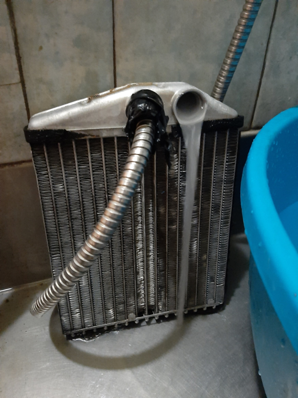 Чистка радиатора печки. — DRIVE2