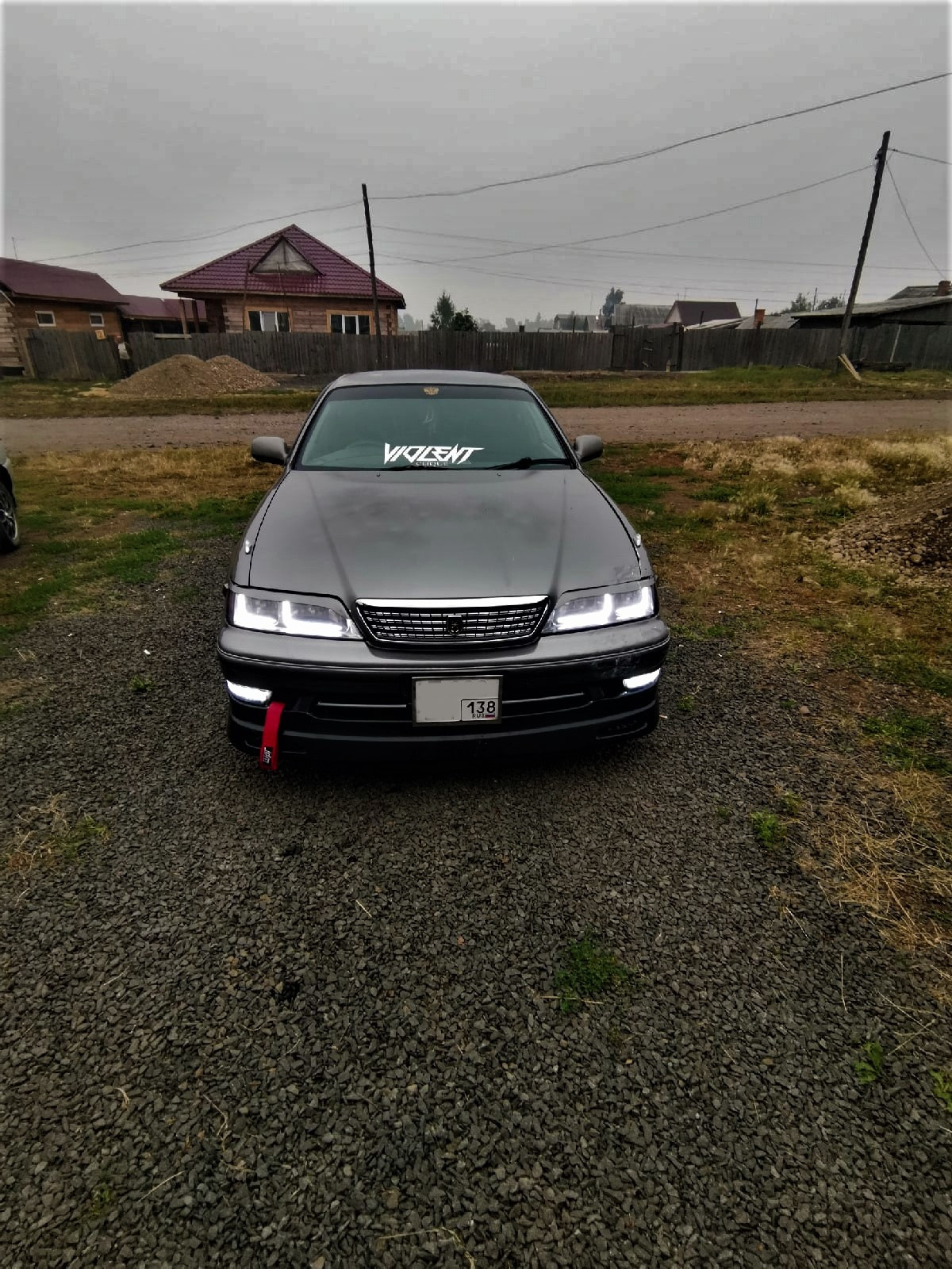 LED ангельские глазки TAU tech в фары Toyota Mark II 100 дорестайлинг ...