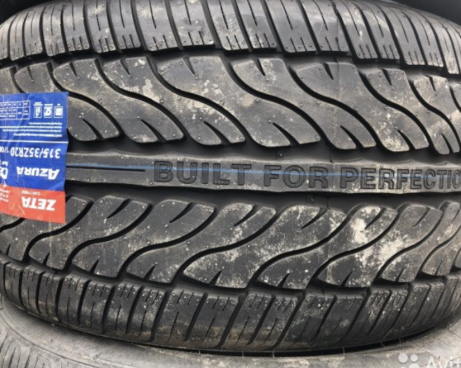 Летние шины 275/40 315/35 R20 Azura zeta — BMW X6 (E71/E72), 3 л, 2013 ...