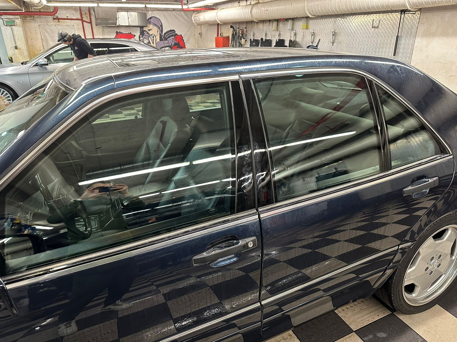 Mercedes-Benz W140 оклейка атермальной пленкой — Mercedes-Benz S-Class ...