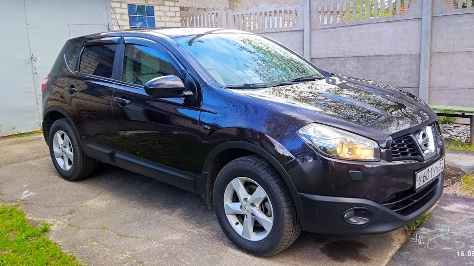Nissan Qashqai (1G) 1.6 бензиновый 2011 | Фиолетовый. 1.6 бензин на DRIVE2