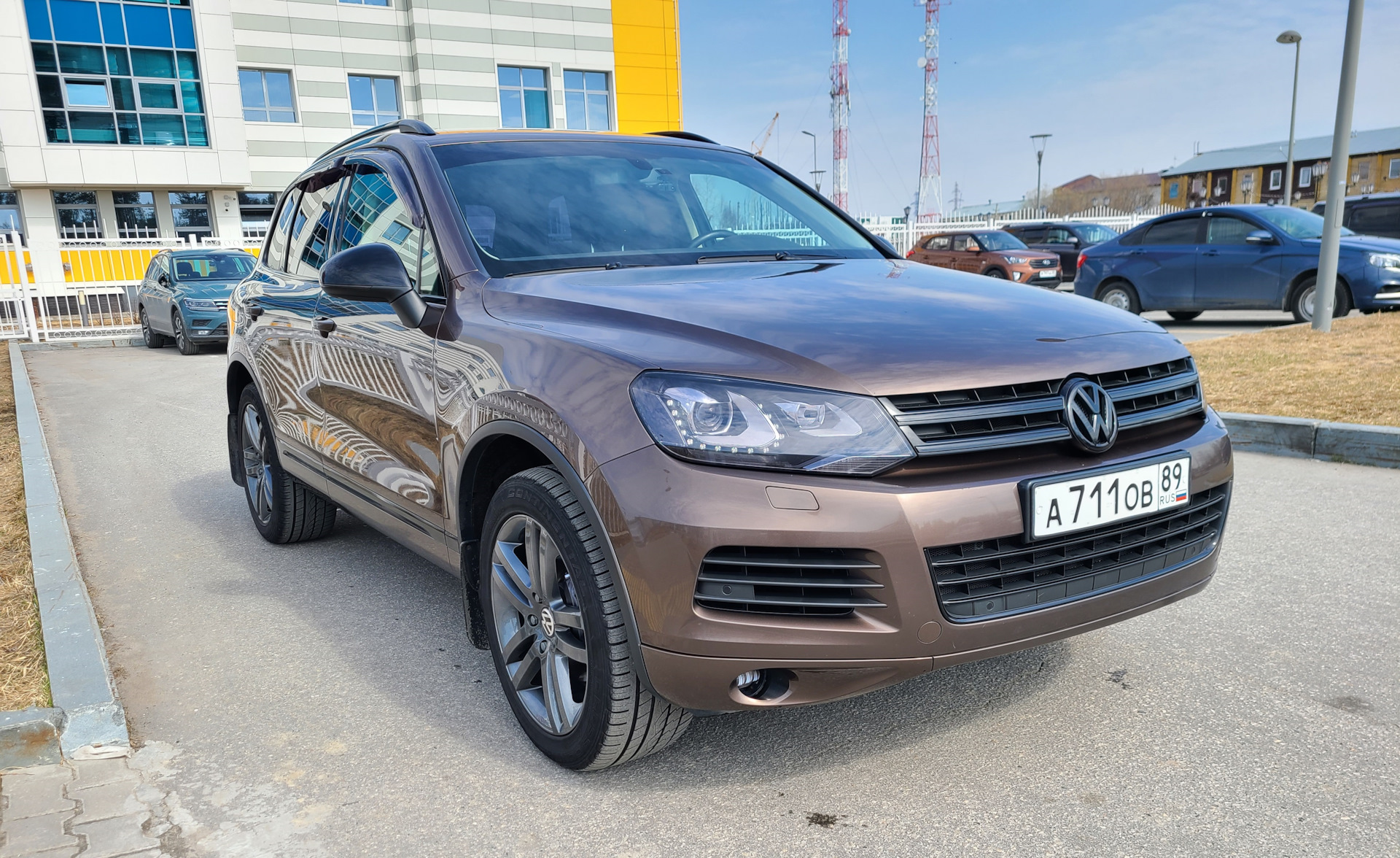 Примерил новые тапки. Заменил фильтра перед отпуском. Грыжа — Volkswagen  Touareg (2G), 3,6 л, 2012 года | другое | DRIVE2