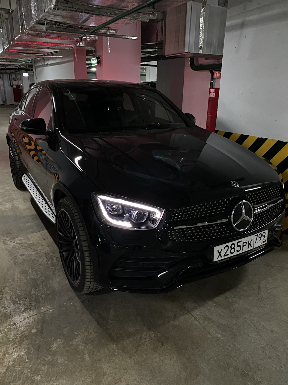 Mercedes GLK Coupe серый матовый