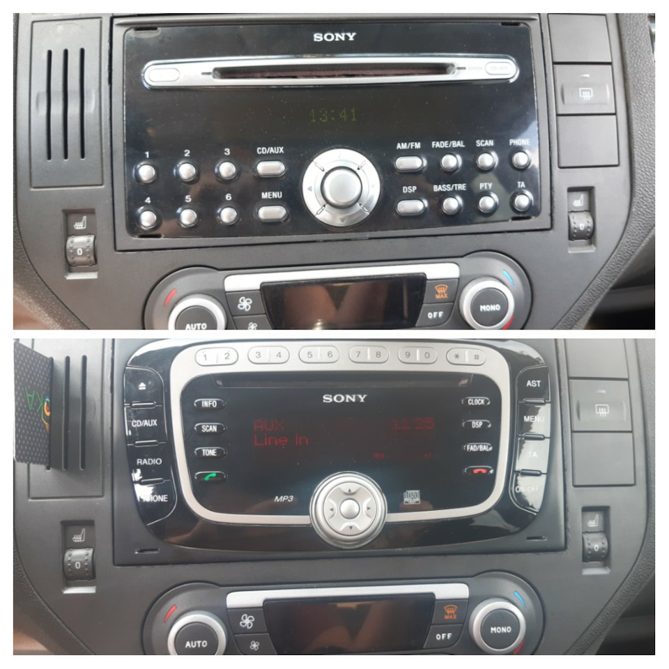 Форд куга 2 как снять магнитолу сони Магнитола sony от куги - Ford C-Max I, 2 л, 2005 года автозвук DRIVE2