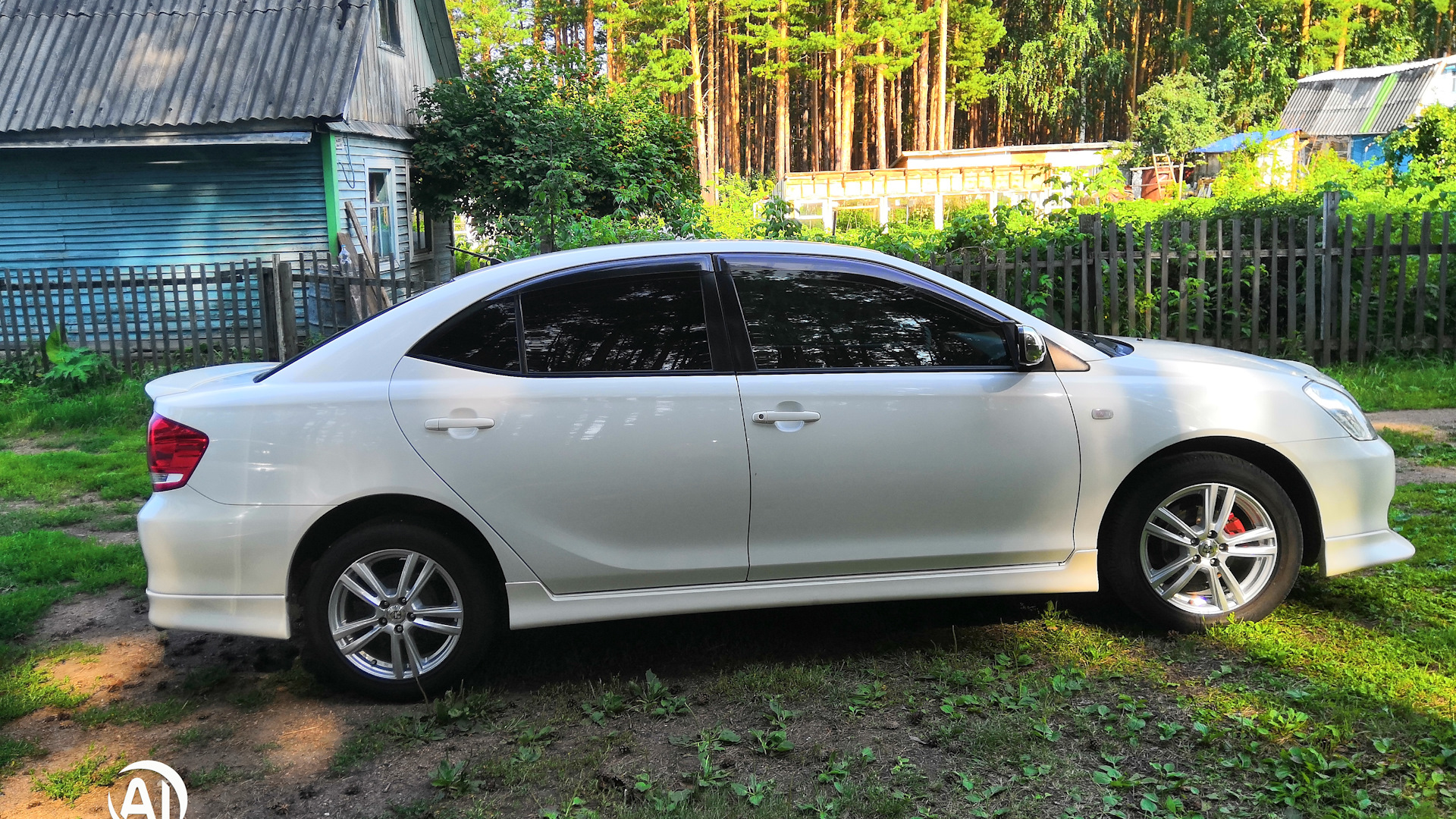 Toyota Allion (T240) 1.5 бензиновый 2002 | белый перламутр на DRIVE2