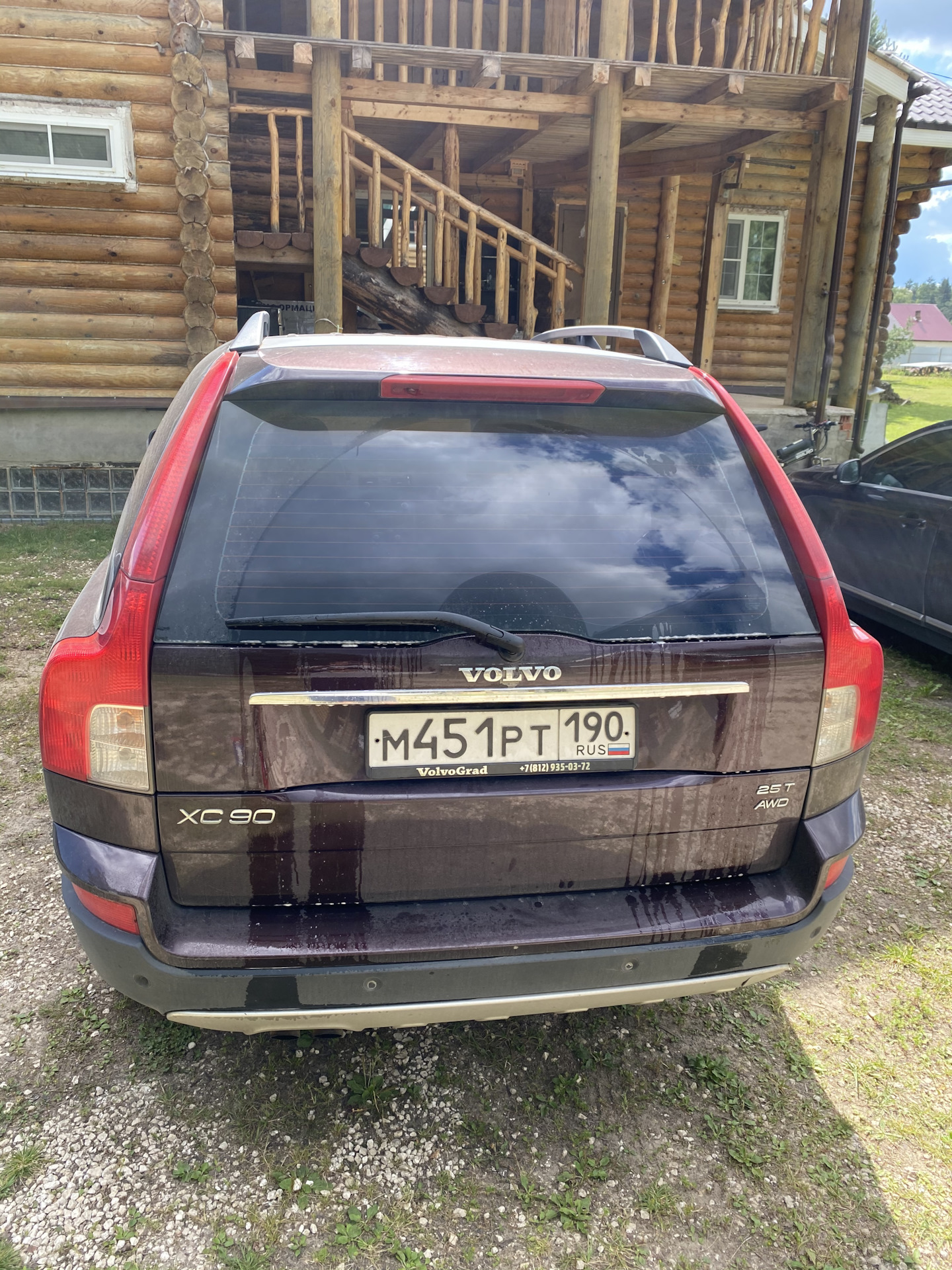 Рестайлинговый задний стеклоочиститель — Volvo XC90 (1G), 2,5 л, 2007 ...