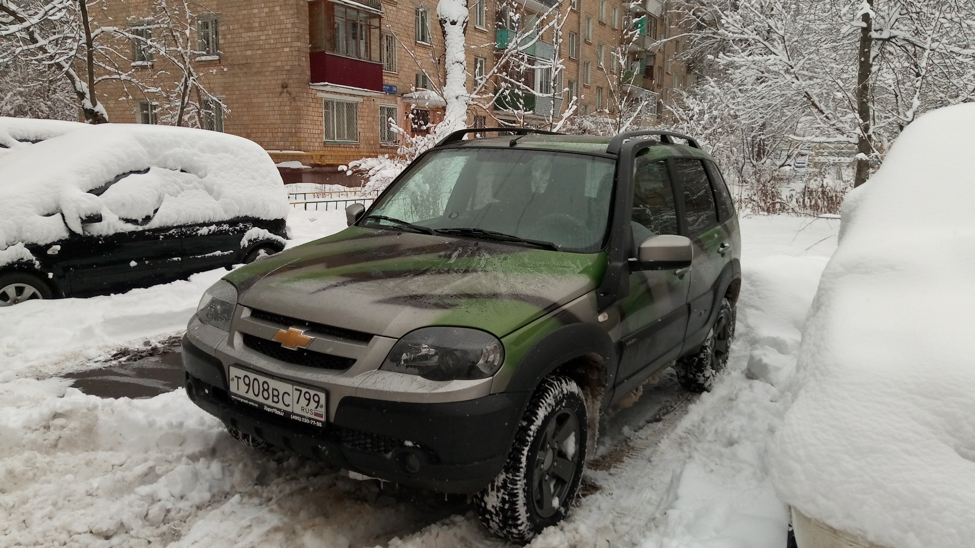 Chevrolet Niva GLX 1.7 бензиновый 2018 | LE+ камуфляж ,,камчатка