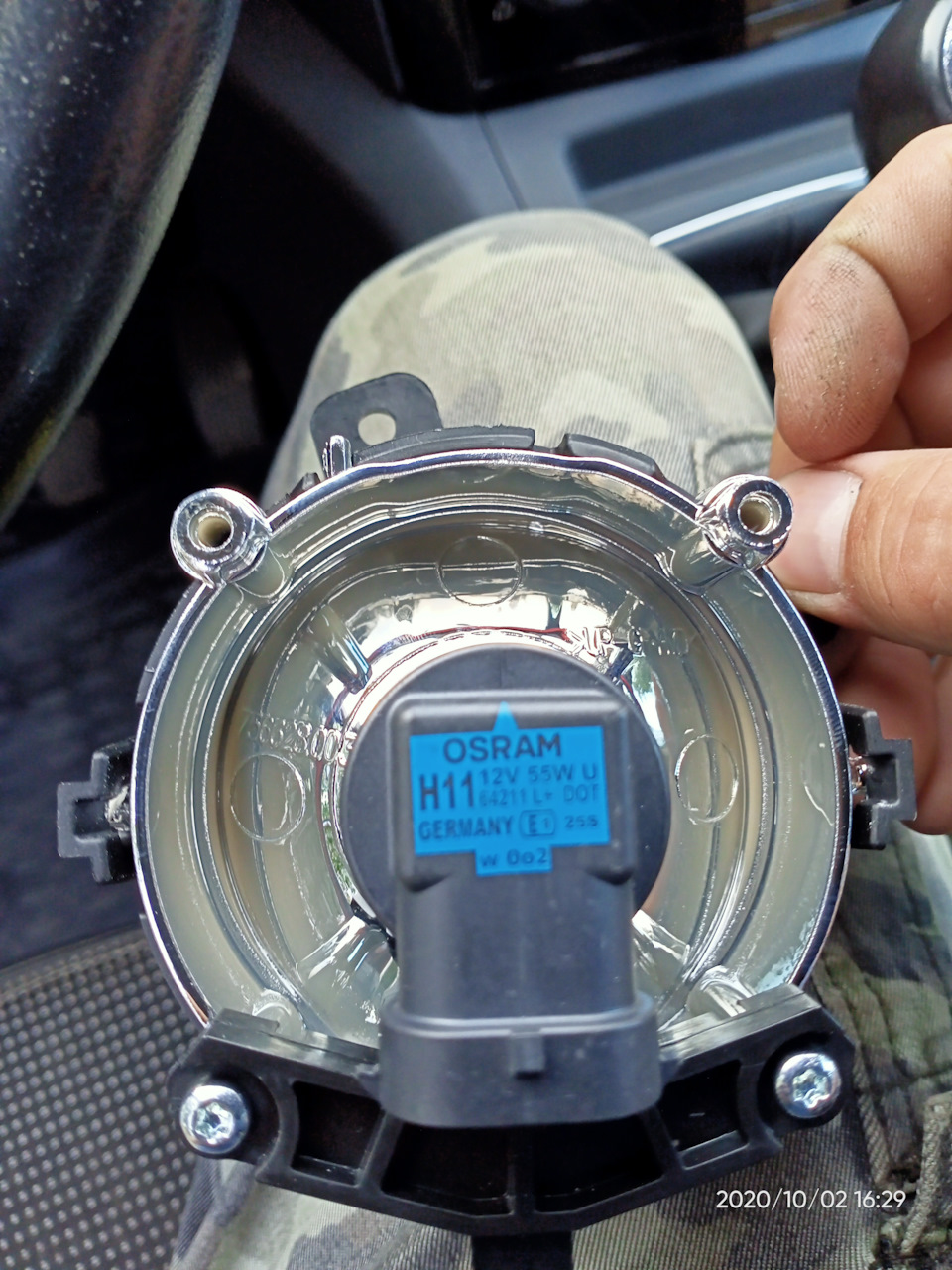 ПТФ от Калины — Opel Zafira B, 1,8 л, 2008 года | своими руками | DRIVE2