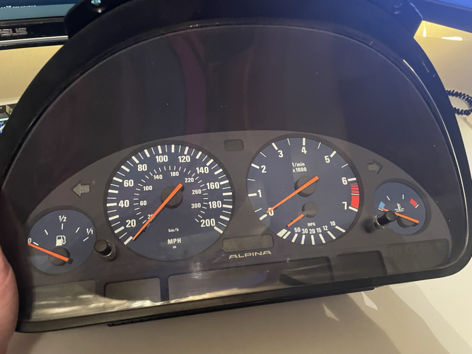 Приборная панель Alpina Альпина на BMW 5 series (E39), BMW 7 series ...
