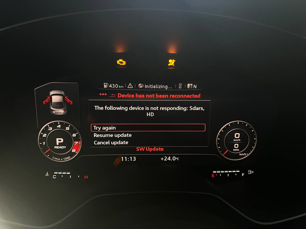 Прошивка евро 0 отзывы. P060a00 Audi ошибка