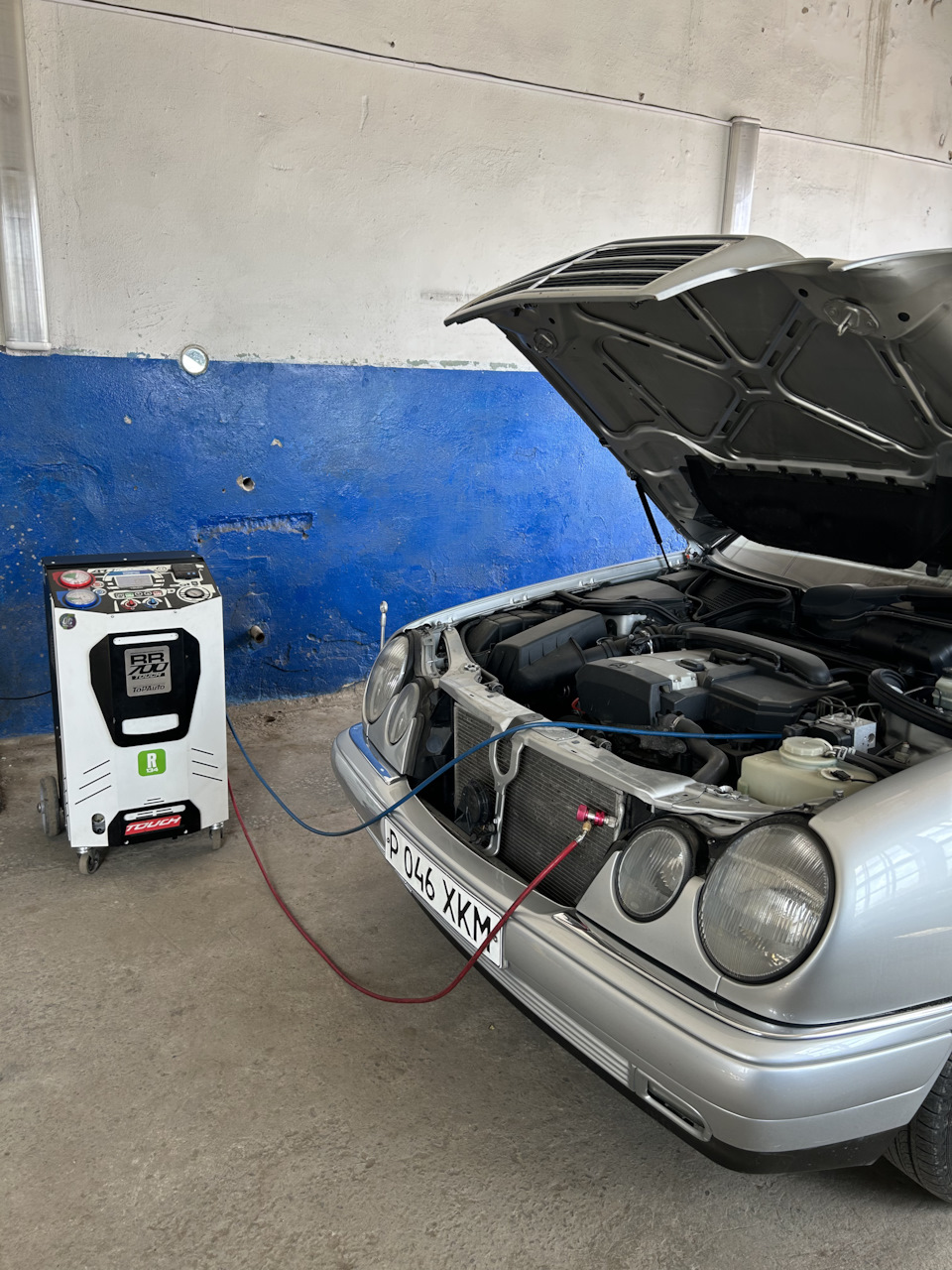 Кондиционер — Mercedes-Benz E-class (W210), 2 л, 1997 года | наблюдение ...