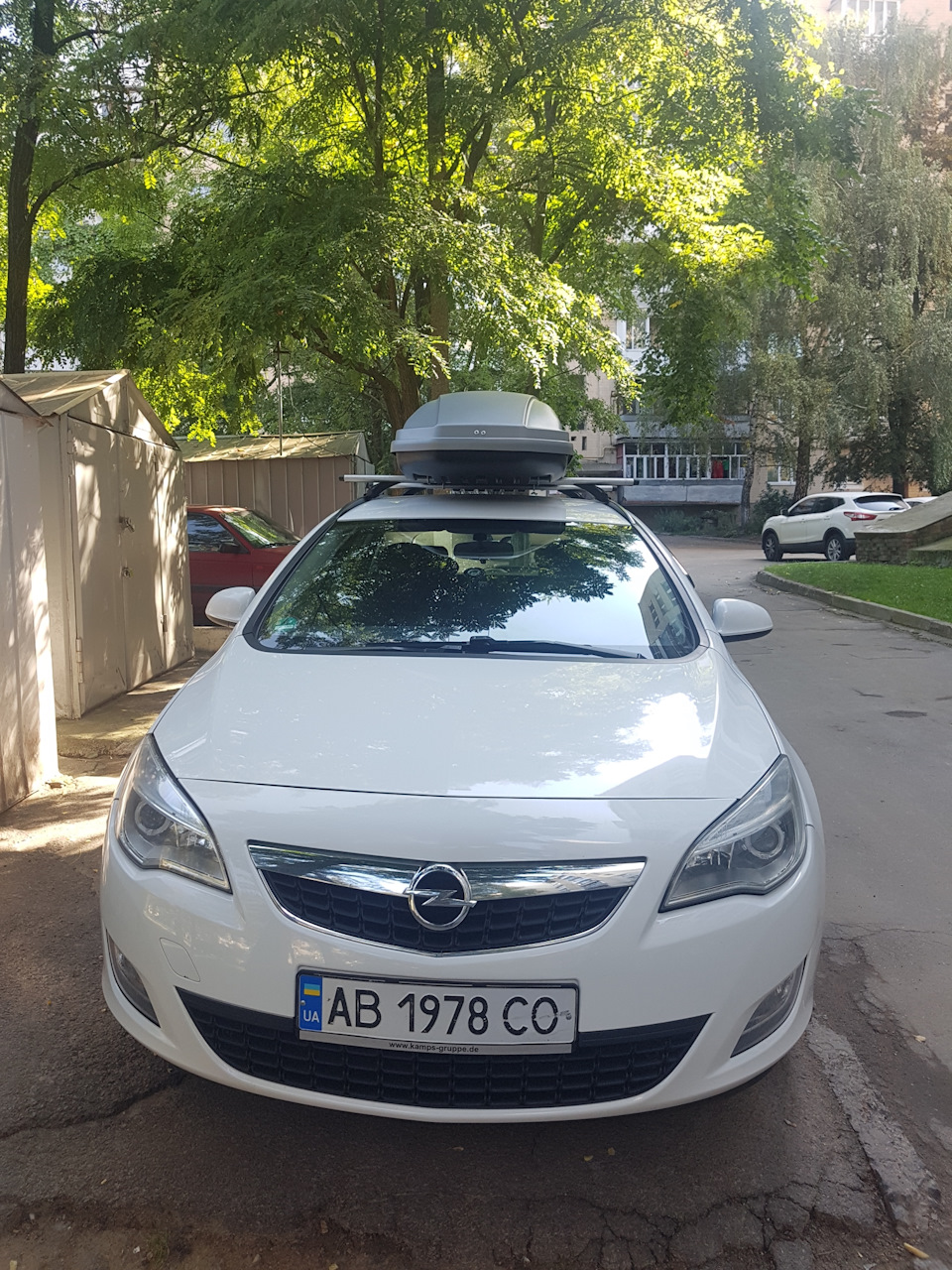 Багажник-капсула — Opel Astra J, 1,3 л, 2011 года | аксессуары | DRIVE2