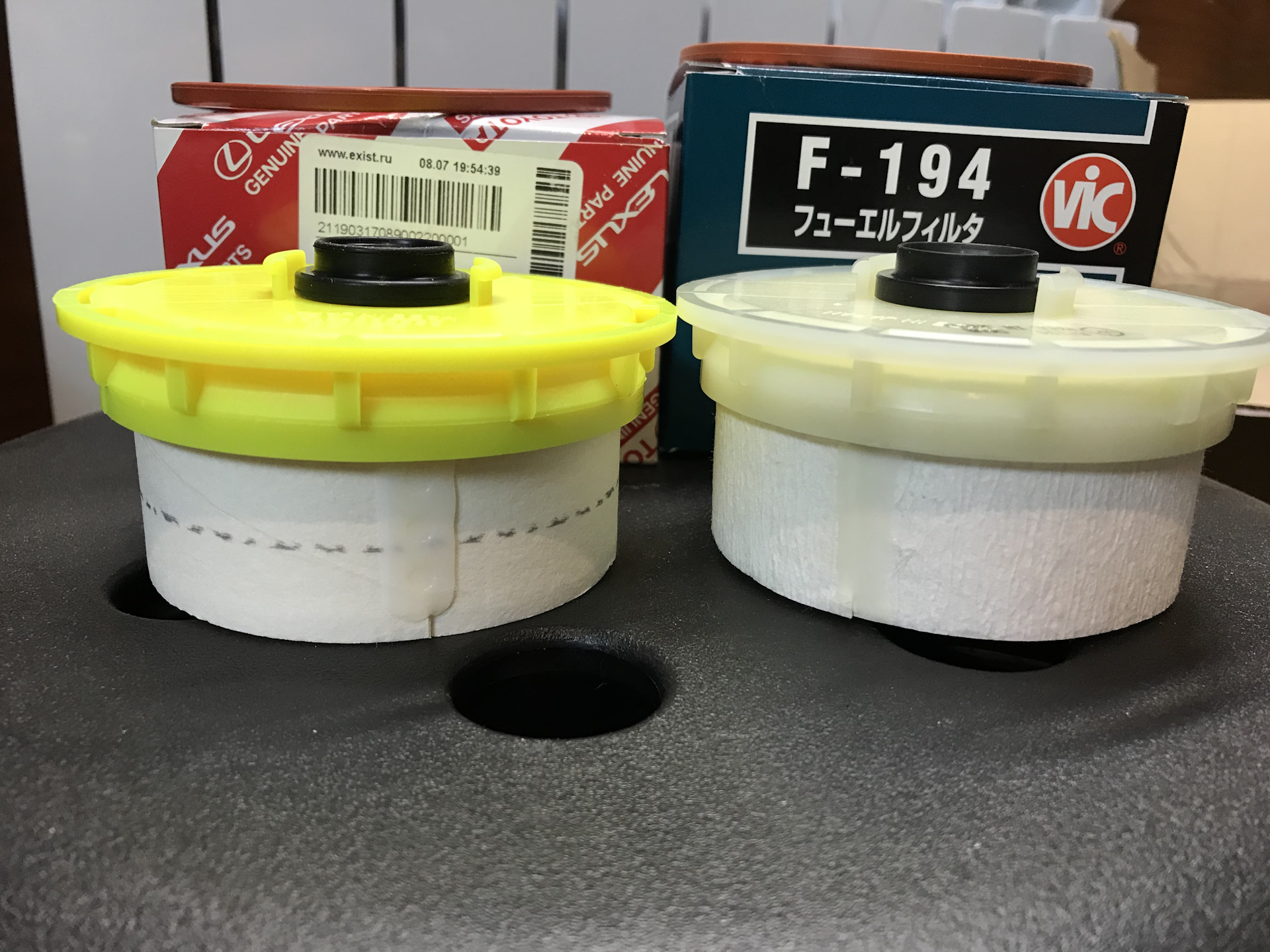 Сравнение топливных фильтров — Toyota Land Cruiser 200, 4,5 л, 2012 ...