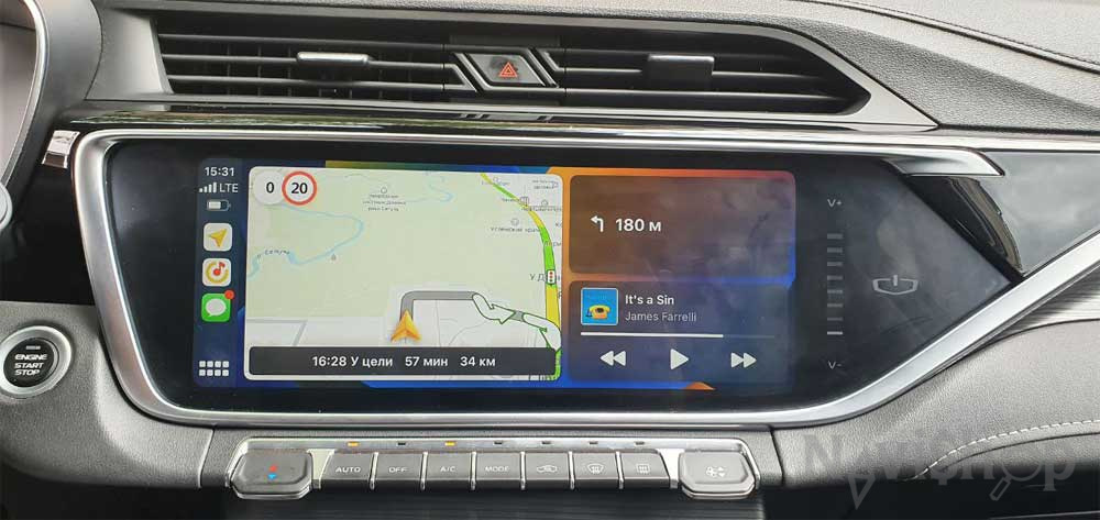 Яндекс Навигатор в Geely Atlas Pro Carplay расширение функций штатной ...