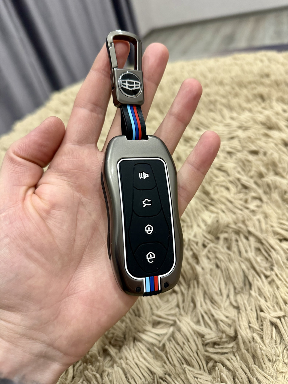 VW and Audi key remote disassembly for replacement of key ring, flip key, and im