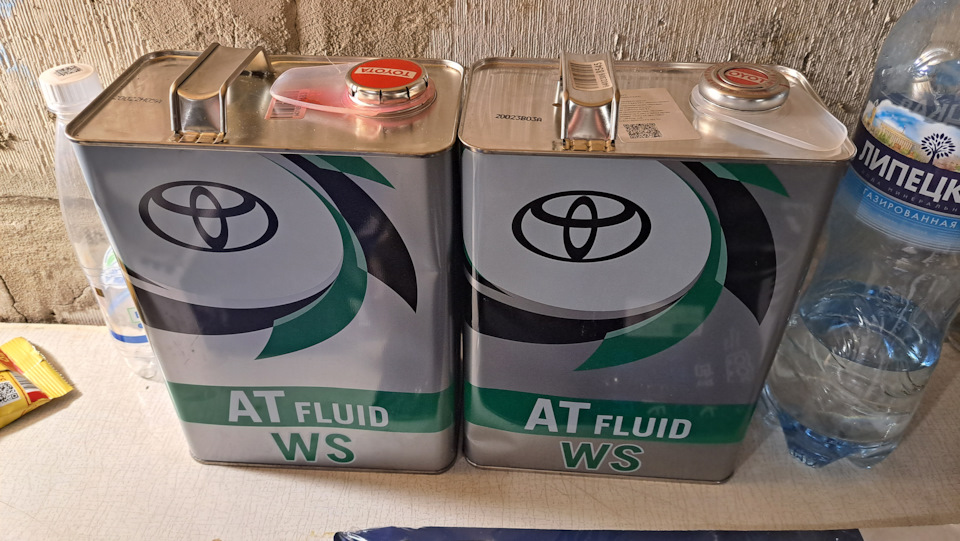 Замена масла в АКПП (частичная), тормозной жидкости, отбойников задних ...