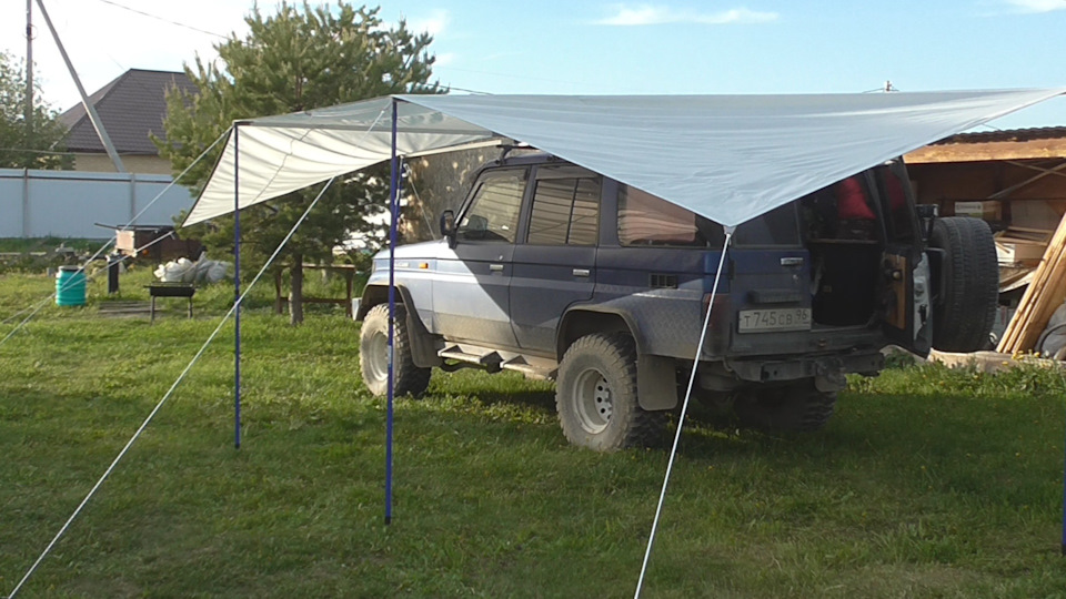 Веерная маркиза своими руками — Toyota Land Cruiser Prado 70-series, 2 ...