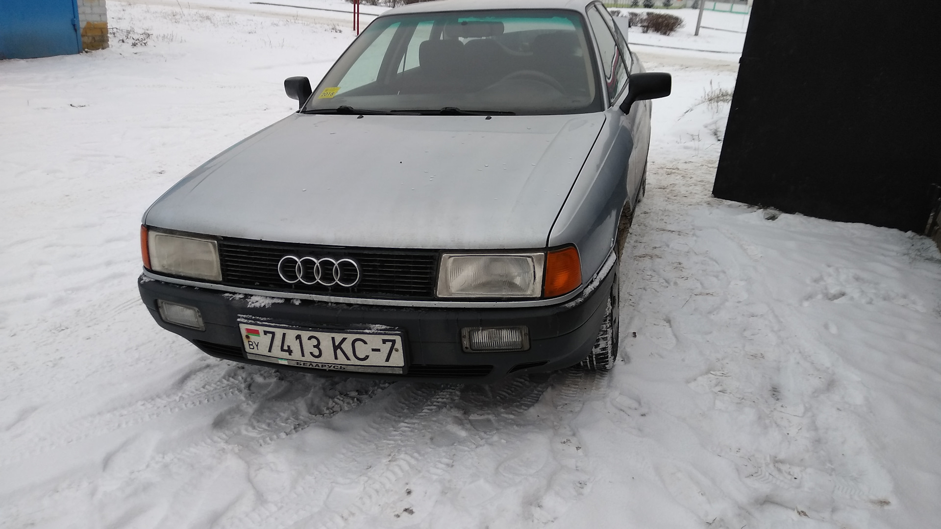 Audi 80 (B3) 1.8 бензиновый 1989 | Серебристый перламутр на DRIVE2