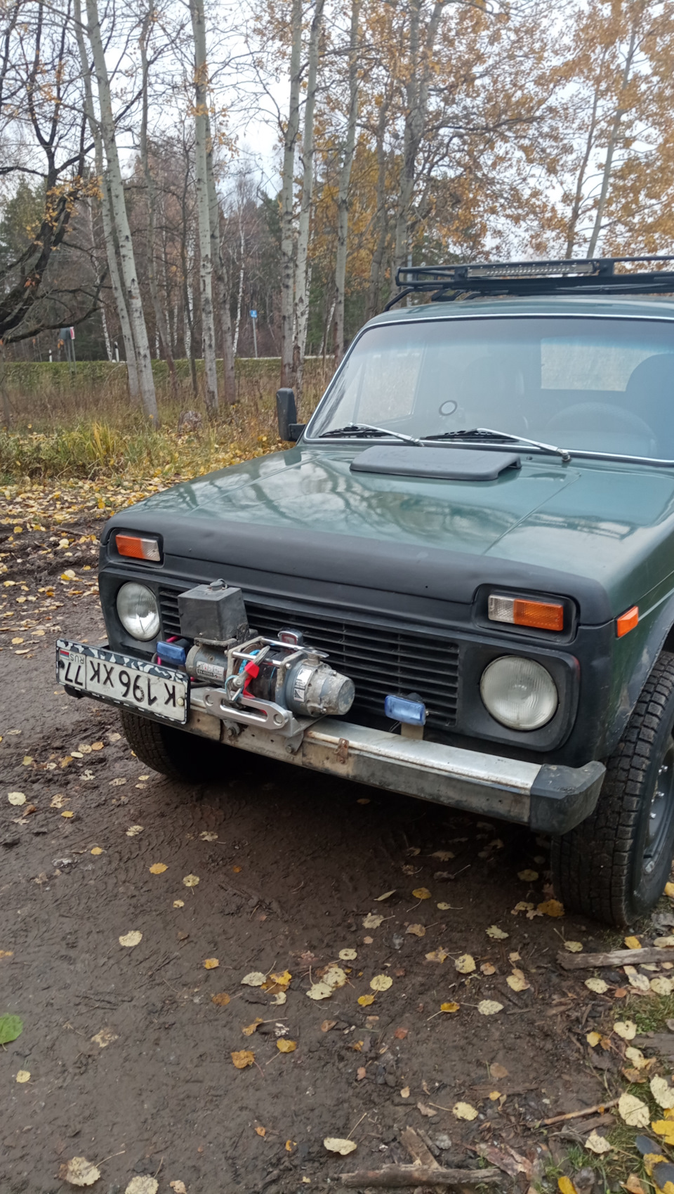 Съемная лебедка на бампер — Lada 4x4 3D, 1,6 л, 1980 года | другое | DRIVE2