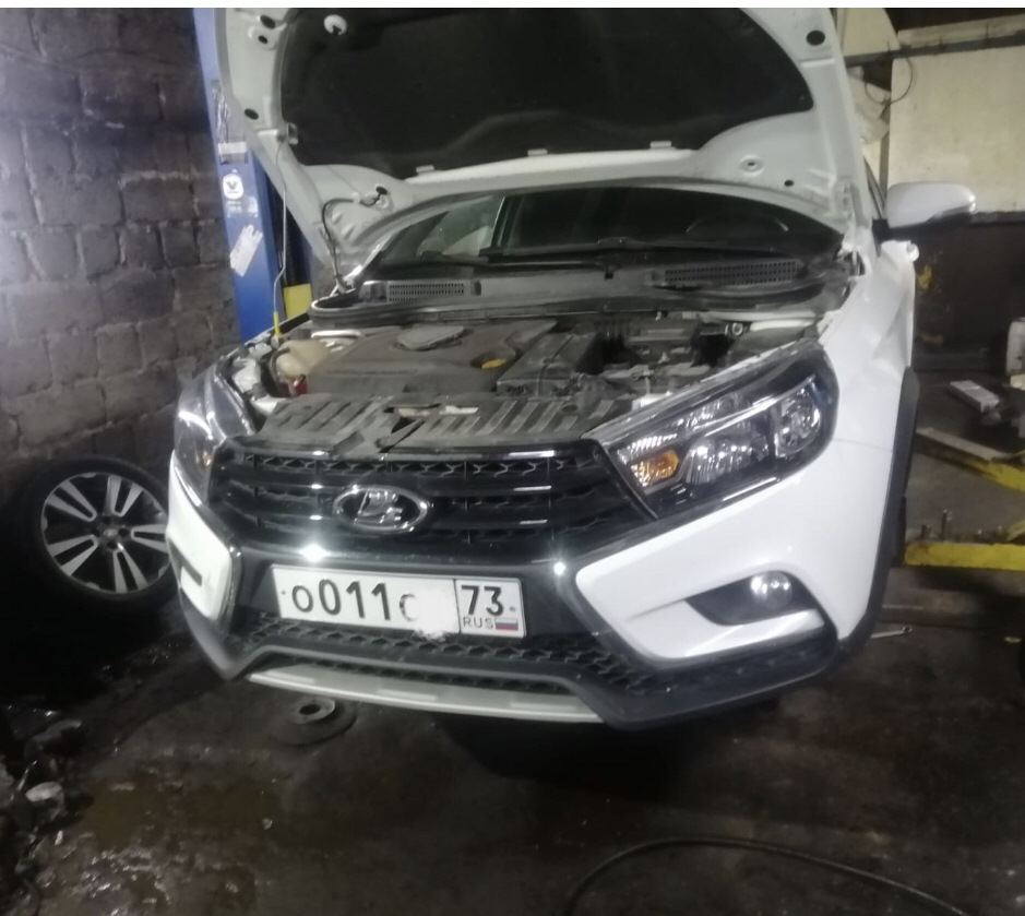 Замена амортизаторов — Lada Vesta SW Cross (1G), 1,8 л, 2020 года ...