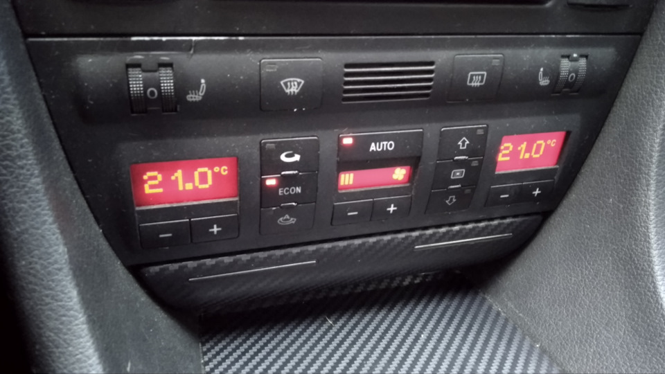 Замена кнопок климата — Audi A6 Avant (C5), 2,5 л, 2002 года | тюнинг ...