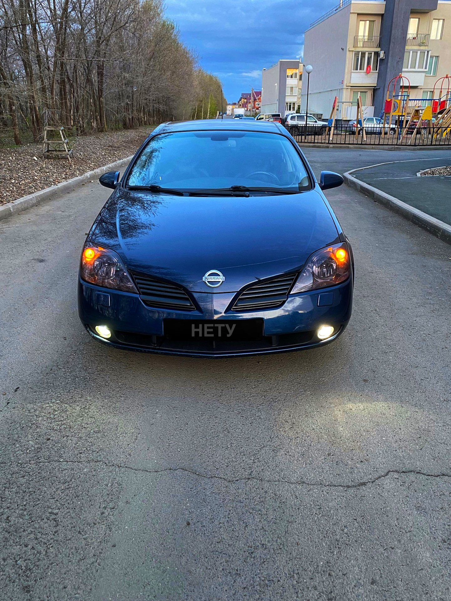 Фары в пленку — Nissan Primera (P12), 1,6 л, 2006 года | тюнинг | DRIVE2