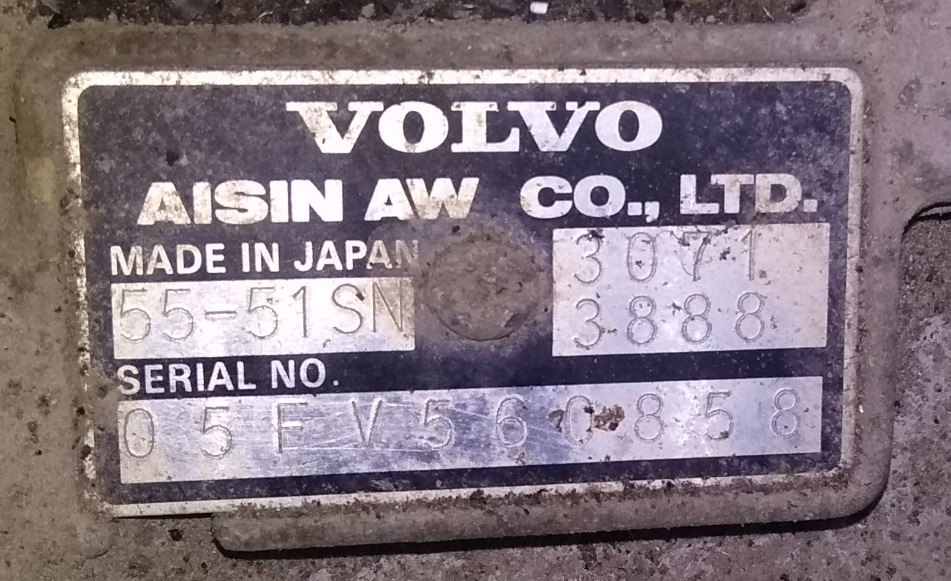 Контрактная акпп(Омск, часть 3(акпп увёз домой…) — Volvo S80 (1G), 2,4 ...