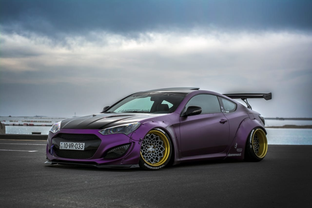 Hyundai Genesis Coupe stance