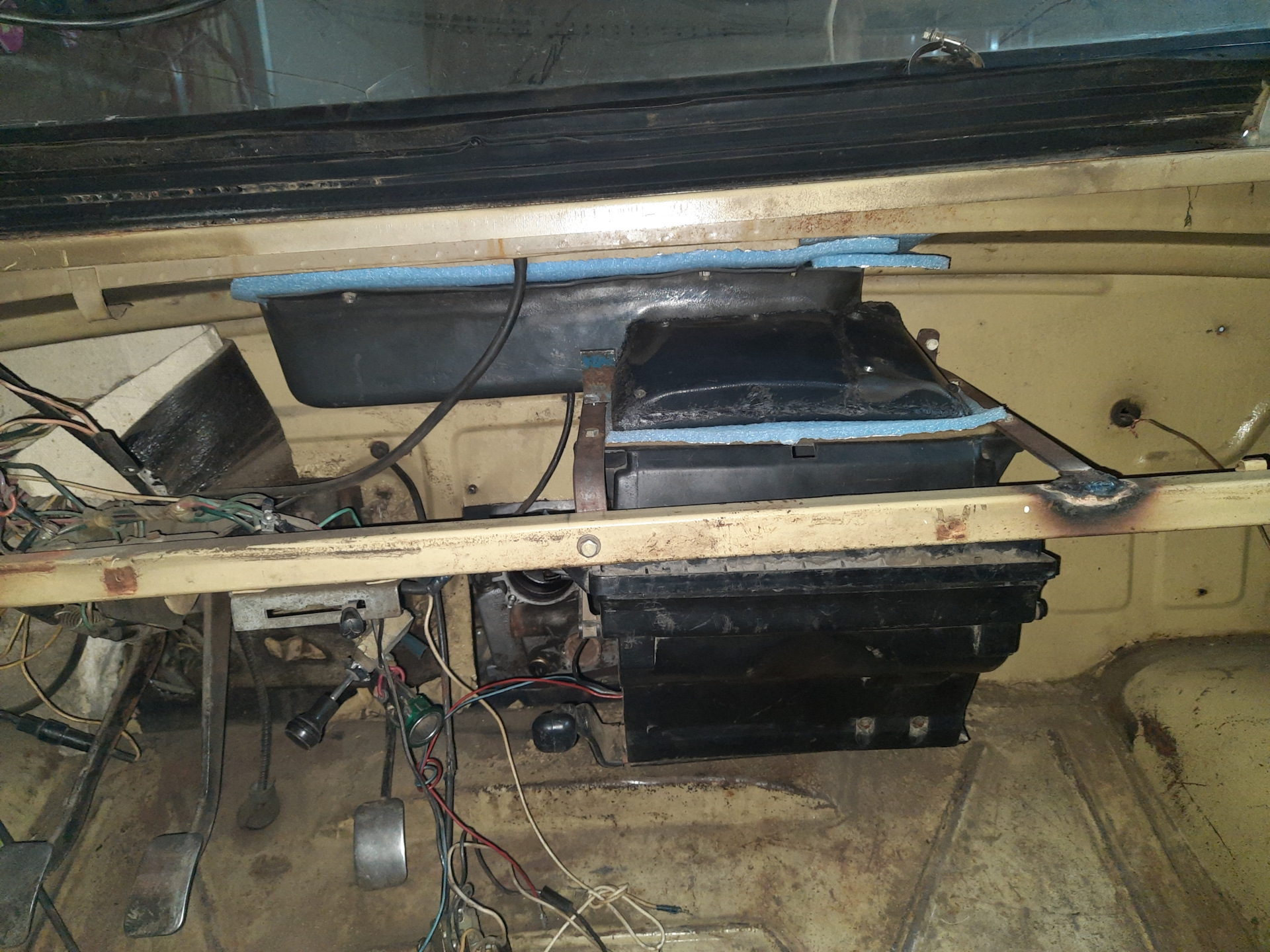 Установка печки — ЛуАЗ 969, 1,6 л, 1970 года | своими руками | DRIVE2