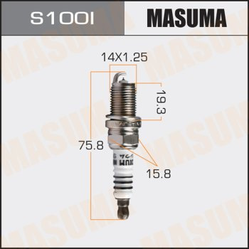 S100I Свеча зажигания иридиeвая IK16 MASUMA | Запчасти на DRIVE2