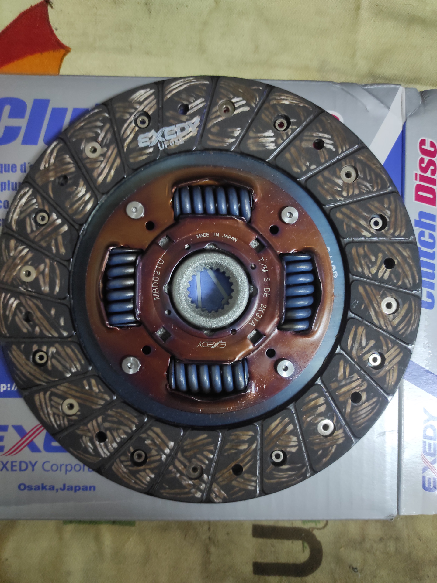 Диск сцепление EXEDY MBD021U, выжимной SACHS — Chevrolet Niva GLX, 1,7 ...