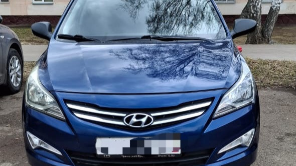 Hyundai Solaris Dazzling Blue 1restail