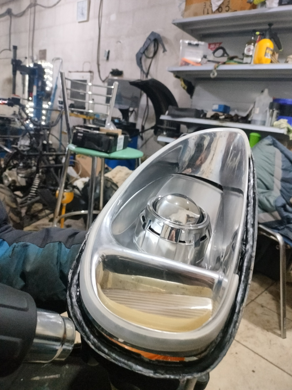 Процесс прогрева нового герметика и установки стекла — Opel Corsa B