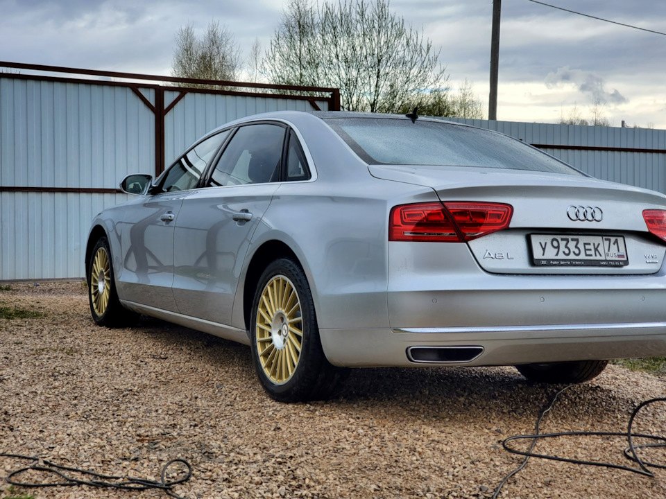 Весенние процедуры — Audi A8 (D4), 3 л, 2011 года | стайлинг | DRIVE2