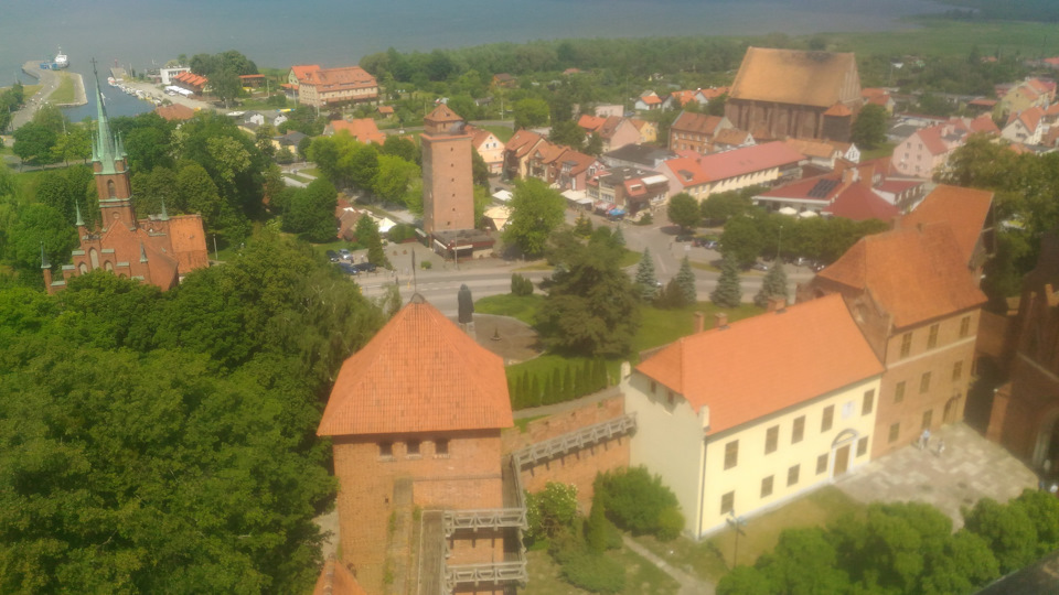 Вид с башни на Фромборк — Toyota Celica (230)