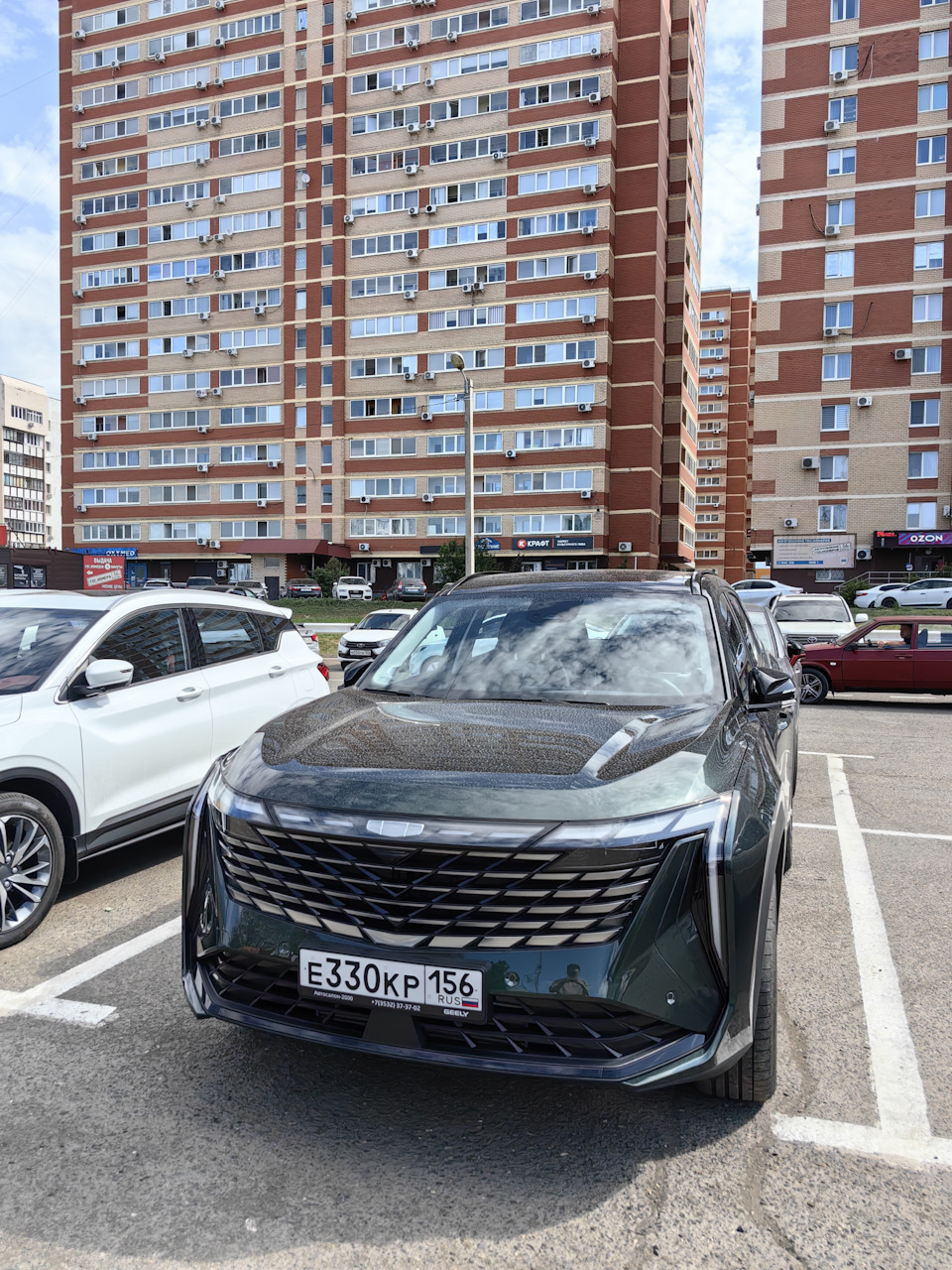 Получили номера 💪 — Geely Atlas (2G), 2 л, 2024 года | просто так | DRIVE2