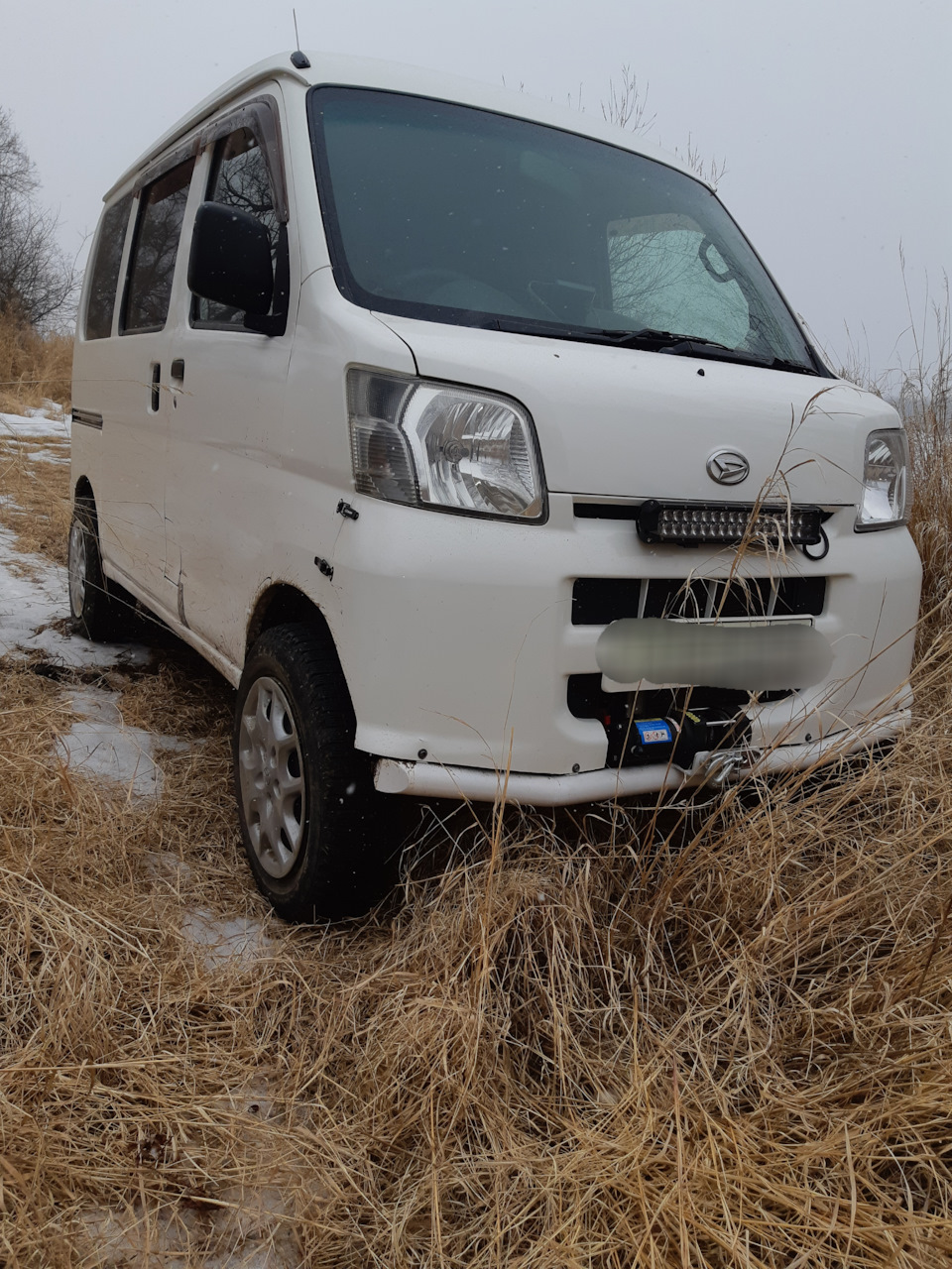 Установка лебедки — Daihatsu Hijet (S320, S330), 0,8 л, 2008 года | своими  руками | DRIVE2