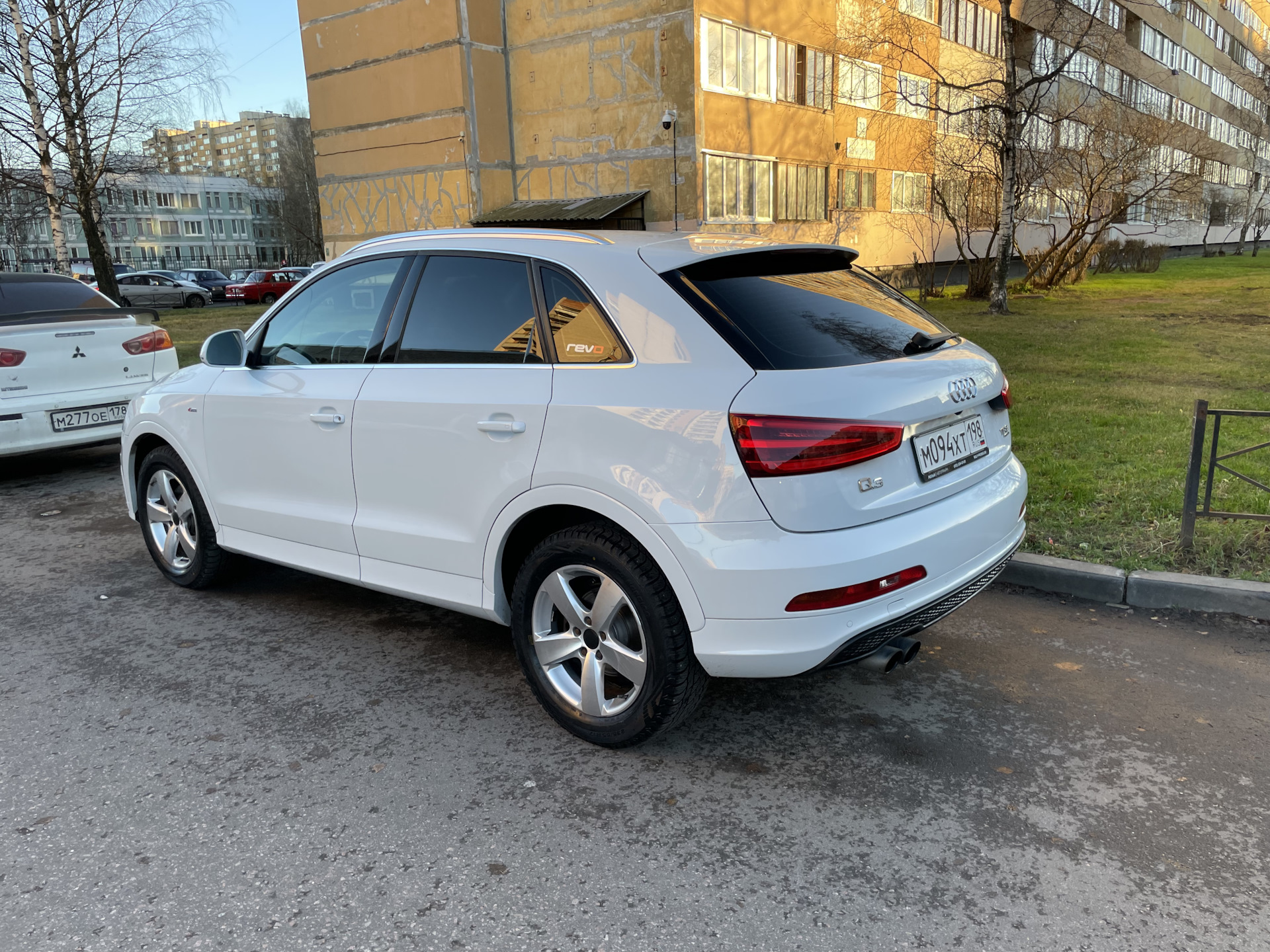 Переобувочка r17>r18 — Audi Q3 (1G), 2 л, 2014 года | шины | DRIVE2