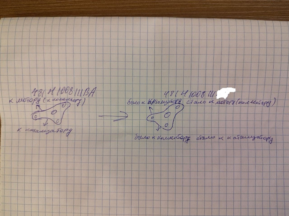 Слева как было изначально. справа как стало. — Chery M11