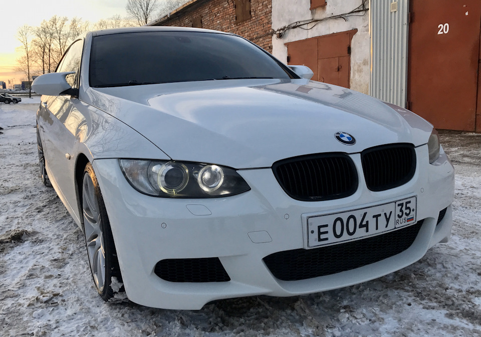 BMW e92 черная крыша