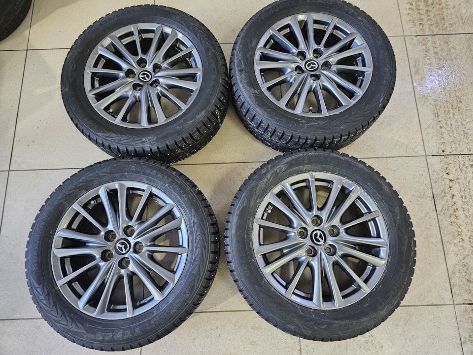 Колёсные диски от Mazda CX5 на Mazda 6GJ — Mazda 6 (3G) GJ, 2,5 л, 2017 ...