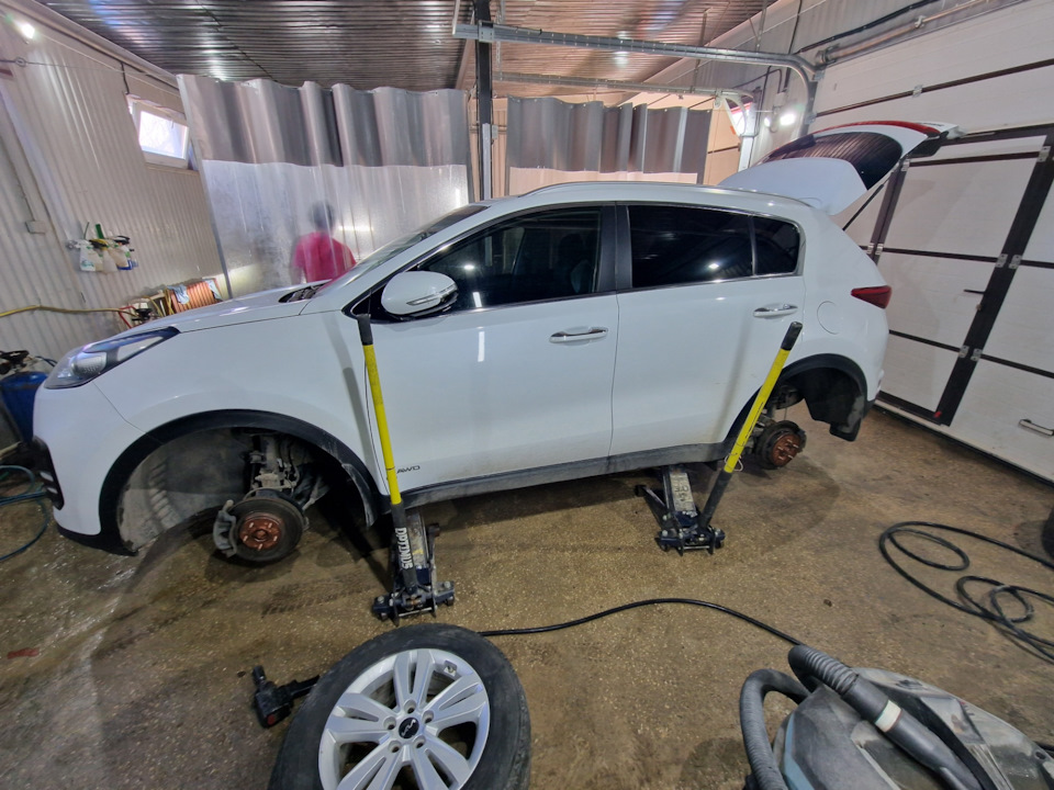 Замена зимней резины на лето — KIA Sportage (4G), 2 л, 2016 года | шины ...