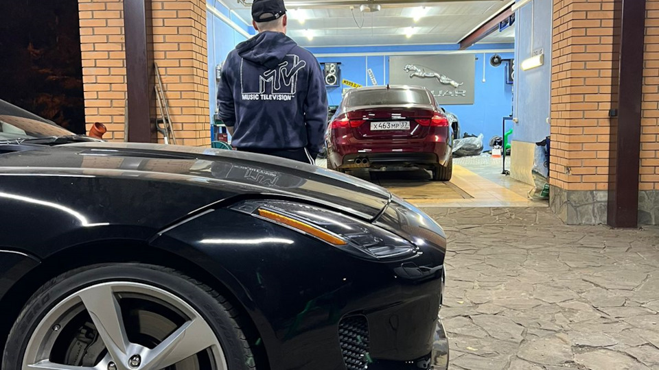 Х260 вишня ну как обычно. — Jaguar XF (1G), 3 л, 2008 года | кузовной ...