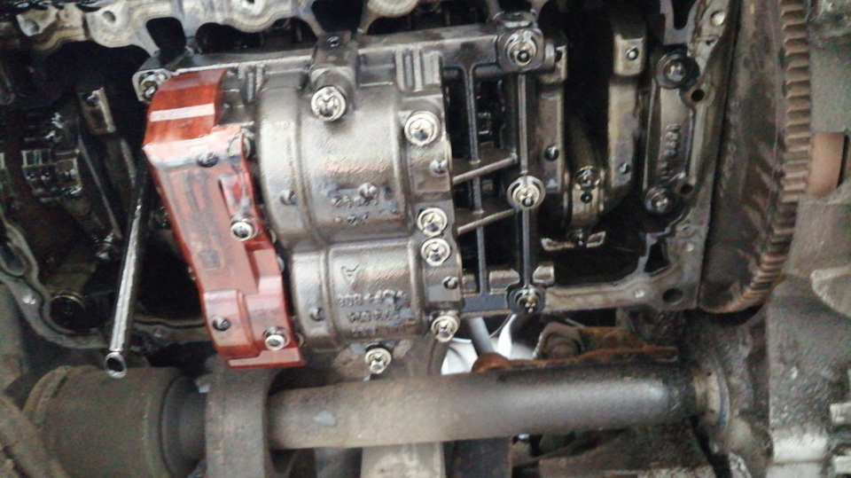 #42 Замена коренных вкладышей, успокоителя цепи ББВ — Opel Vectra B, 2 ...